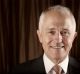 Prime Minister Malcolm Turnbull in his Prime Ministerial suite at Parliament House in Canberra.