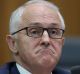 Prime Minister Malcolm Turnbull during the COAG press conference at Parliament House.