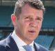 Mike Baird talks about the lockout law changes at Parramatta this morning.