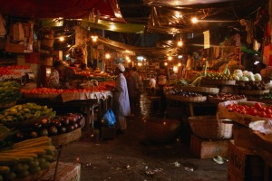 Magical: A Kolkata fruit and vegetable market.