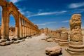 The ancient city of Palmyra.