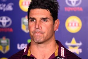 Pressure's on: Manly coach Trent Barrett.