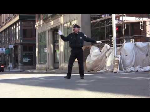 In Providence, the Dancing Cop is back