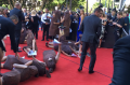 The red carpet sausage fest at the AACTAs. 