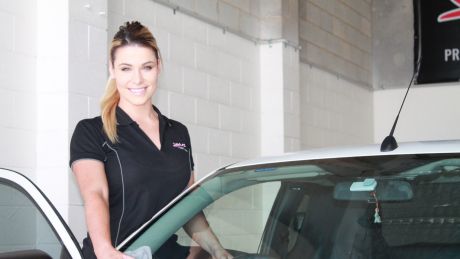 Maddison Lawrence runs an auto detailing business.