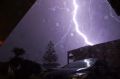 Lightning over the northern beaches of Sydney.