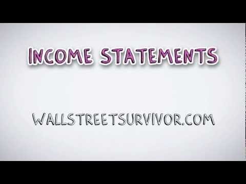 Introduction to Income Statements | by Wall Street Survivor