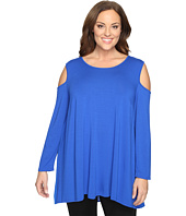 Vince Camuto Plus - Plus Size Long Sleeve Cold-Shoulder Top