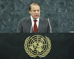 Muhammad Nawaz Sharif, Prime Minister of the Islamic Republic of Pakistan, addresses the 15th plenary meeting of the 68th session of the General Assembly, General Debate