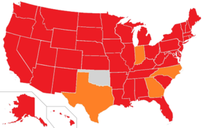 Nader 2008 Ballot Access.png