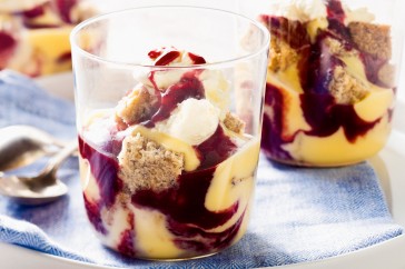 Banana bread trifles