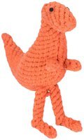 Jax and Bones   Large Rope Dog Toy - 11 in - Tyson the T-Rex