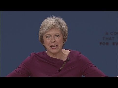 Full version of Theresa May's keynote speech at the Tory conference