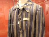 A jacket once worn by a Holocaust survivor is seen on display at the Kuperferberg Holocaust Center in the Queens borough of New York, U.S., November 15, 2016.