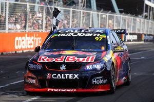 Leading the way: Shane Van Gisbergen wins the Sydney 500.