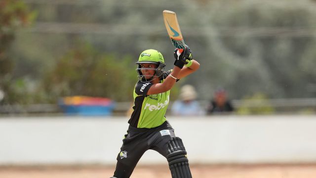 Harmanpreet Kaur in action for Thunder.