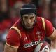 CARDIFF, WALES - NOVEMBER 05: Luke Charteris of Wales runs with the ball during the International match between Wales ...