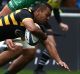 Starring role: Kurtley Beale scores on debut for Wasps.