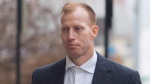 Travis Vader arrives at court in Edmonton on Tuesday, March 8, 2016. (THE CANADIAN PRESS / Amber Bracken)