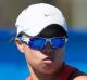 Alison Bai in action during day five of the Apis Canberra International. 