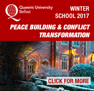 Attend the QUB Winter School on Peace Building and Conflict Transformation