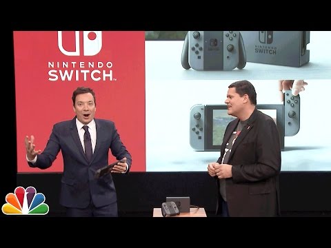 Jimmy Fallon Debuts the Nintendo Switch