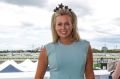 Samantha Armytage on Melbourne Cup Day at Flemington Racecourse.