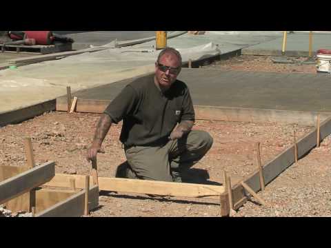 Concrete Forms - Forming Concrete with Wood Forms