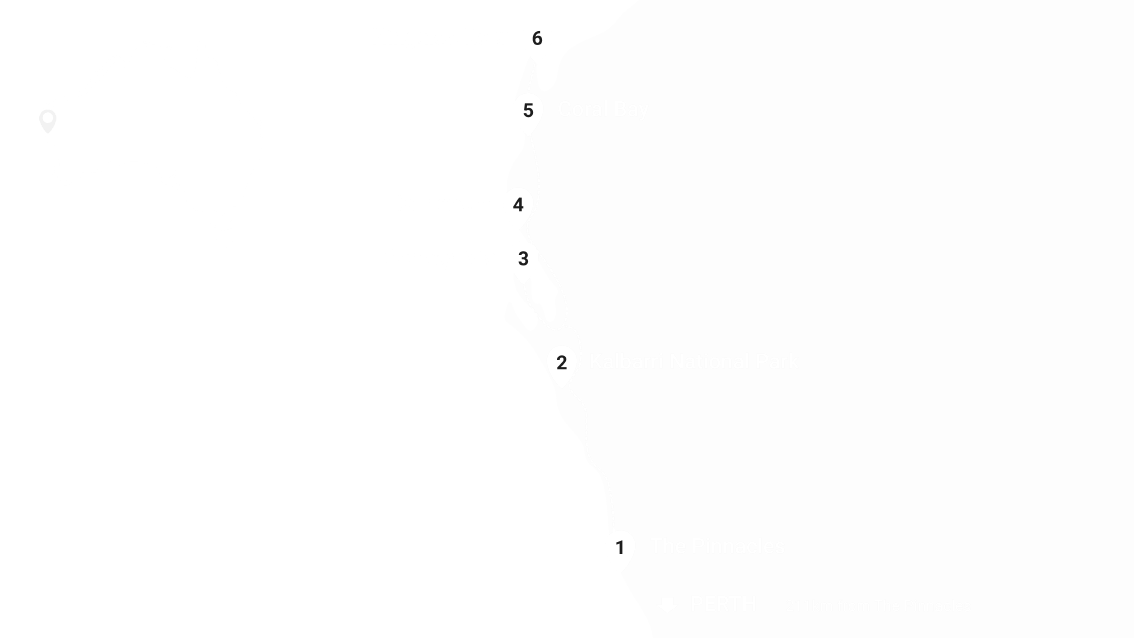 Pinnacles map