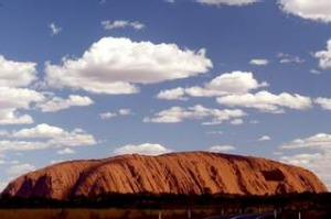 World Heritage listed Uluru in Australia's Northern Territory.