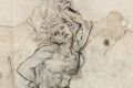 A long-lost drawing of the martyred St Sebastian by Leonardo da Vinci.