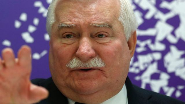 Solidarity movement former leader Lech Walesa in 2015. 