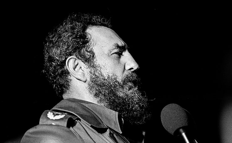 Former Cuban leader, Fidel Castro, pictured in Havana in 1978. (IMAGE: Marcelo Montecino, Flickr)