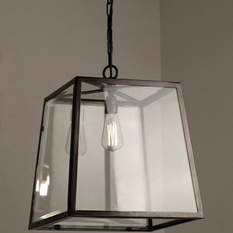 The Norfolk Collection - Large Tapered Box Lantern - Outdoor Hanging Lights