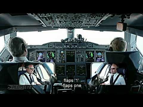 Landing SFO San Francisco Airport OnBoard Airbus A380-800