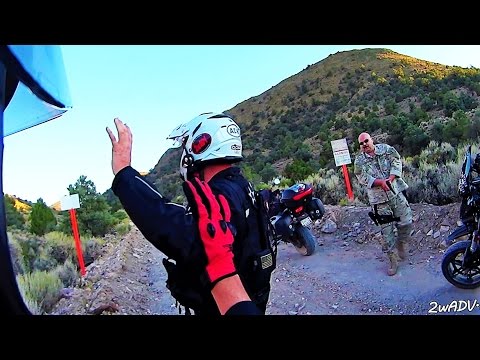 HELD AT GUNPOINT BY CAMO-DUDES @ AREA 51 SECRET BACK GATE!! 2wADV