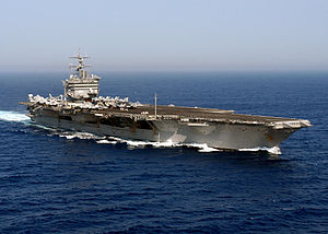 Enterprise underway in the Atlantic Ocean during Summer Pulse 2004.