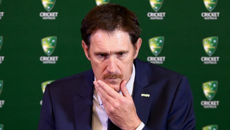 HOBART, AUSTRALIA - NOVEMBER 16: James Sutherland CEO Cricket Australia speaks to the media during a press conference on ...