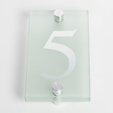 Sandleford 80mm Glass Numeral - 5 - House Numbers