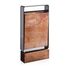Buzon Copper Cruz Wall Mounted Letterbox - Letterboxes