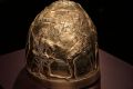 A Scythian gold helmet from the 4th century BC was part of 'The Crimea - Gold and Secrets of the Black Sea' exhibition, ...