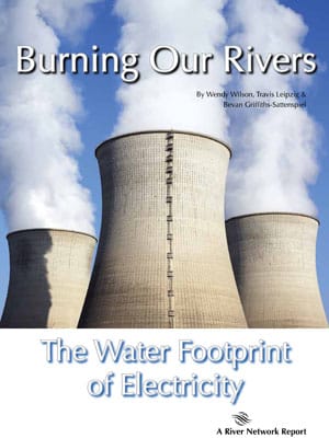 Over half of all of the fresh, surface water withdrawn from the environment in the U.S. today is used by power companies. They take the profits, and society pays the price.