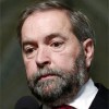 NDP leader Tom Mulcair, moved right in recent federal election, was repudiated by the party membership.