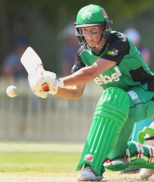 Melbourne Stars' Meg Lanning in action in the popular Big Bash League last season. 