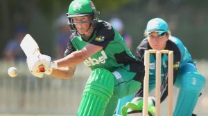 Melbourne Stars' Meg Lanning in action in the popular Big Bash League last season. 