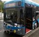 The first of the new fleet of blue ACTION buses was unveiled outside the ACT Legislative Assembly on Thursday.