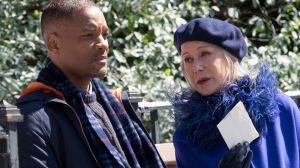 Will Smith and Helen Mirren in Collateral Beauty.