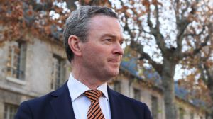 Christopher Pyne in Paris on Thursday.