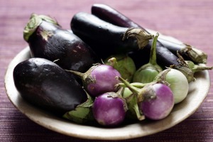 Eggplants.