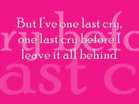 one last cry lyrics..